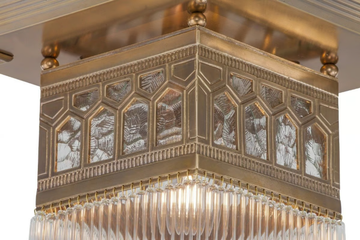 BERLIN II - Brass ceiling lamp by Patinas Lighting - view 3